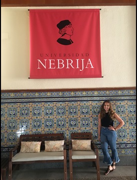 Study Abroad student Ariana Annunziato at Universidad Nebrija in Spain